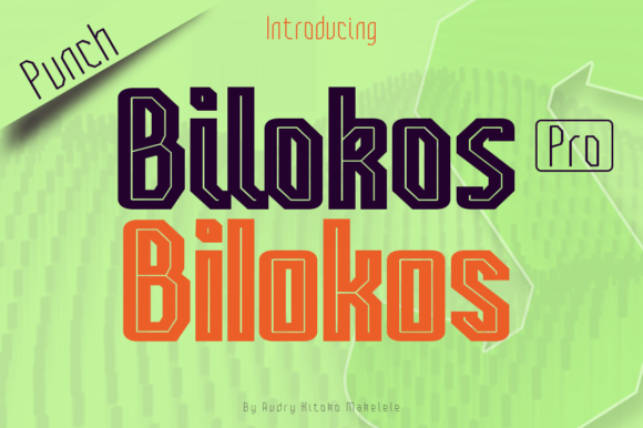 Bilokos: A Bold Display Font for Modern Designers