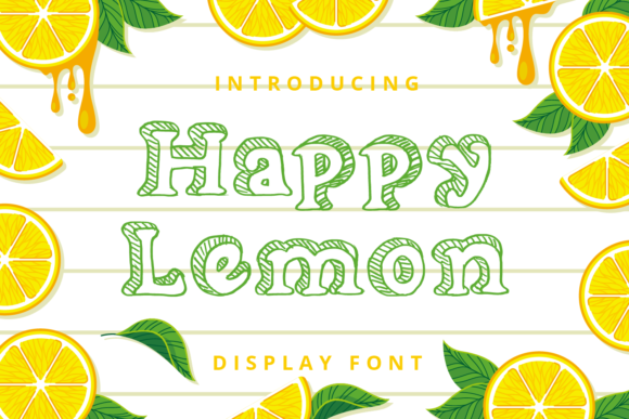 Happy Lemon: A Playful Font for Modern Design