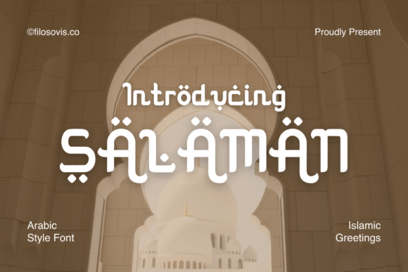 Salaman: A Playful Arabic Display Font for Modern Design